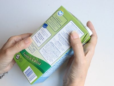 No tires la caja de leche de cartón vacía: creá esta maceta colgante tan original para tus suculentas