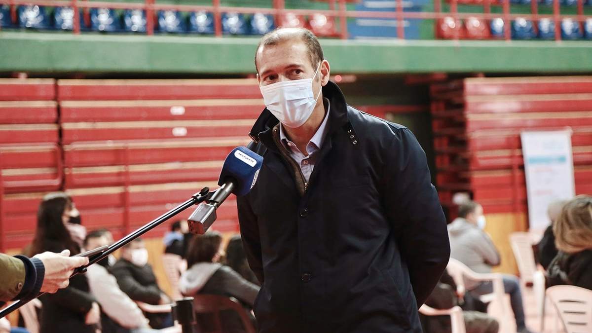 Omar Gutiérrez en el Ruca Che. Fuente: (Twitter)