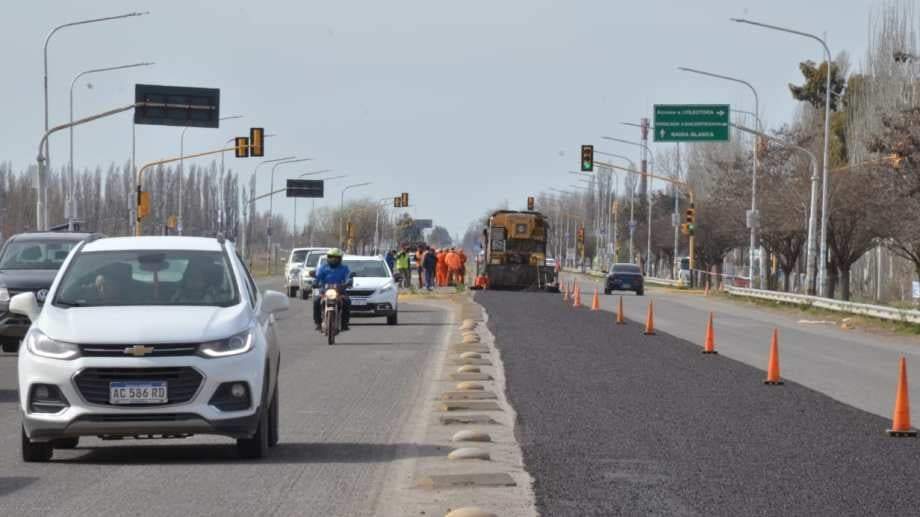 Obras en la ruta 22 Fuente: (Twitter)