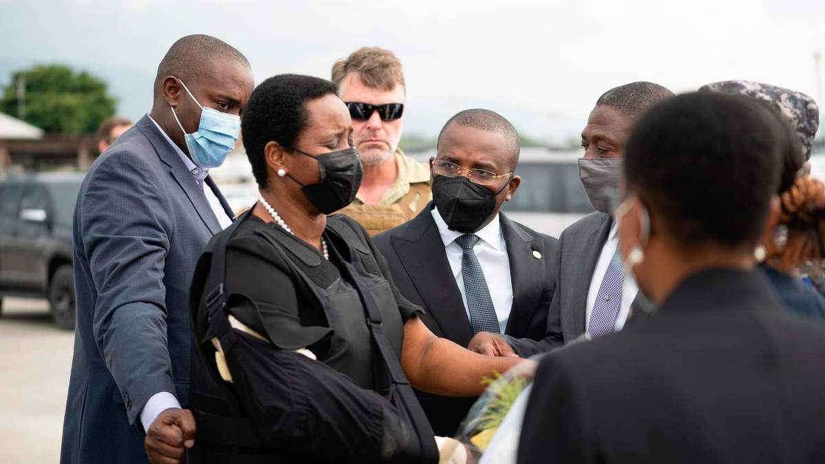 Martine Moise regresó este sábado a Puerto Príncipe