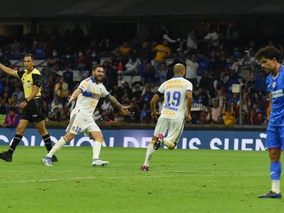 Tigres vence 1-0 a domicilio a Cruz Azul; Diego Lainez debutó con el conjunto felino