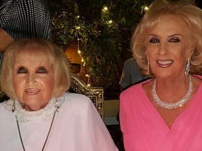 ¡Tan distintas! Reapareció Goldie, la gemela de Mirtha Legrand y sorprendió con su aspecto