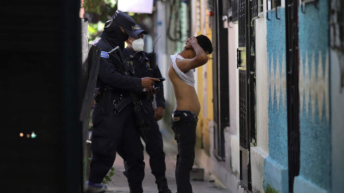 Operativo contra pandillas en Soyapango en agosto de 2022