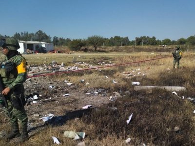 Mueren cinco integrantes de una familia al explotar un polvorín en Villagrán, Guanajuato