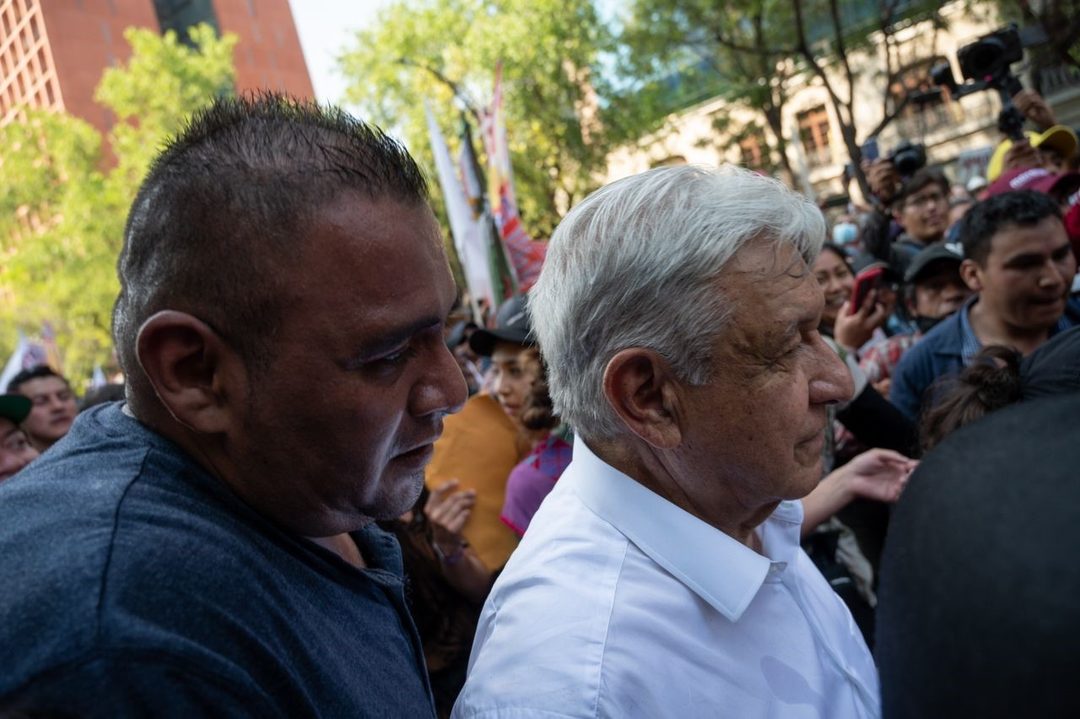 AMLO llegada
