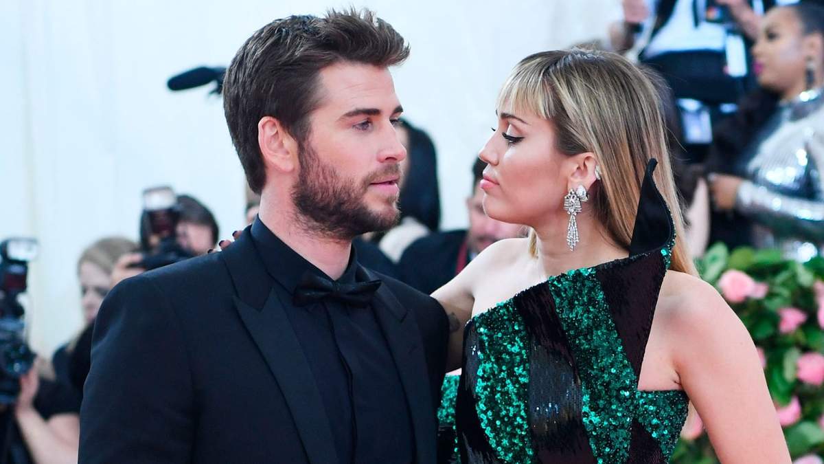 Miley Cyrus y Liam Hemsworth. Fuente: (Instagram)