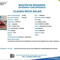 Reynosa: ansia y dolor en la búsqueda de Claudia y cuatro mil desaparecidos más