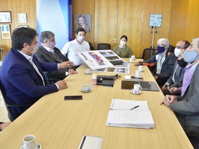 Gaido evaluó los avances en el proyecto del Parque Solar para Neuquén Capital