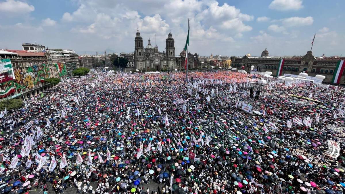 Informe de Gobierno de Claudia Sheinbaum en el Zócalo capitalino