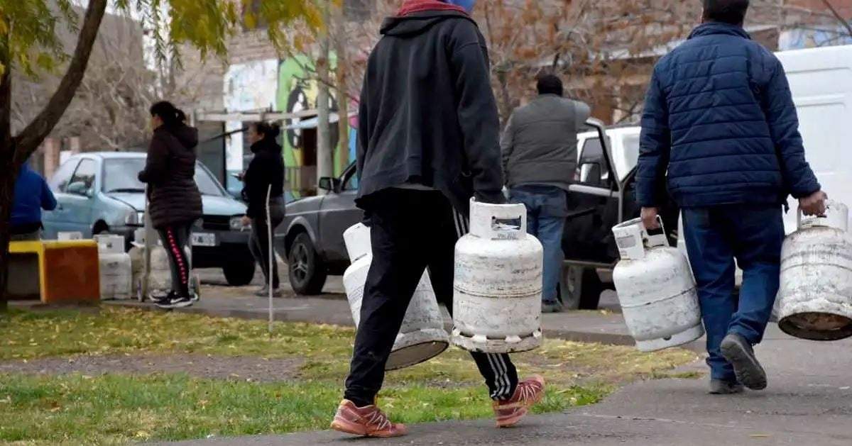 Desde 2024 la Nación dejó de hacerse cargo de la compra de las garrafas. Fuente: (Facebook)