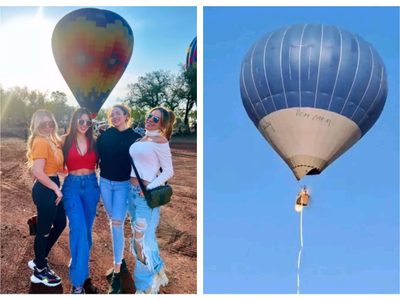 Actrices fueron testigos del incendio del globo en Teotihuacán; así lo describieron