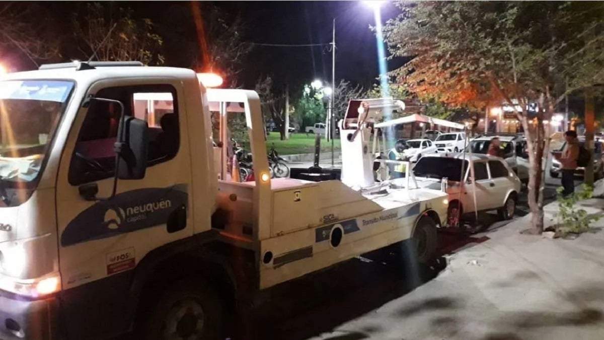 Los vehículos infractores fueron secuestrados por la municipalidad.Fuente: (Municipalidad de Neuquén)