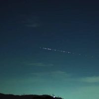 Fenómenos en el cielo: otro OVNI se dejó ver en La Patagonia