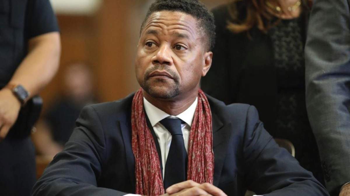 El actor en la corte en Nueva York