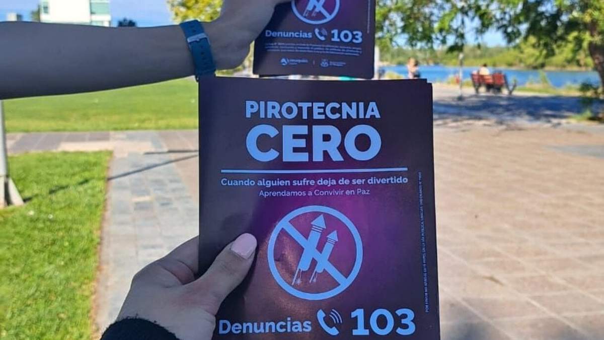 Campaña Pirotecnia Cero en la ciudad. Fuente: (X).