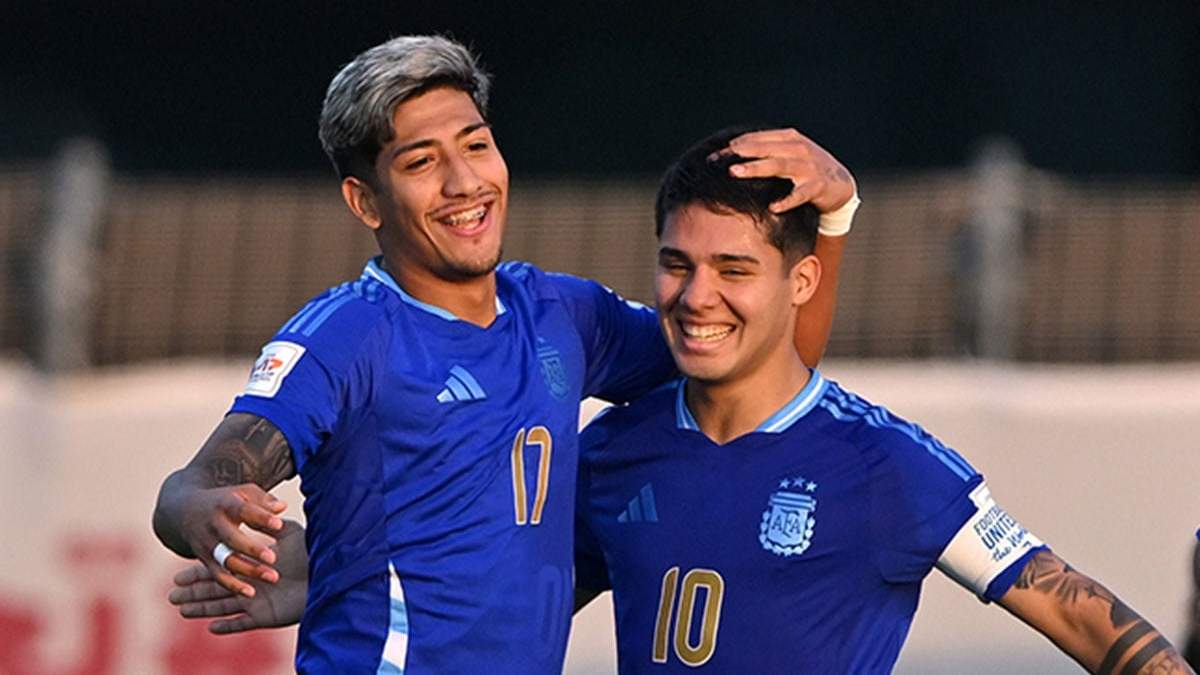 Mateo Martínez anotó 2 y Uriel Ojeda 3 para la Argentina Sub 17 que demolió a Fiji