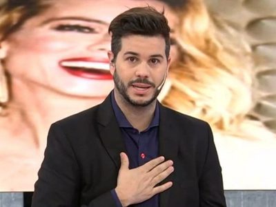 Nicolás Magaldi no pudo evitar quebrarse en la despedida de EPA, en América TV