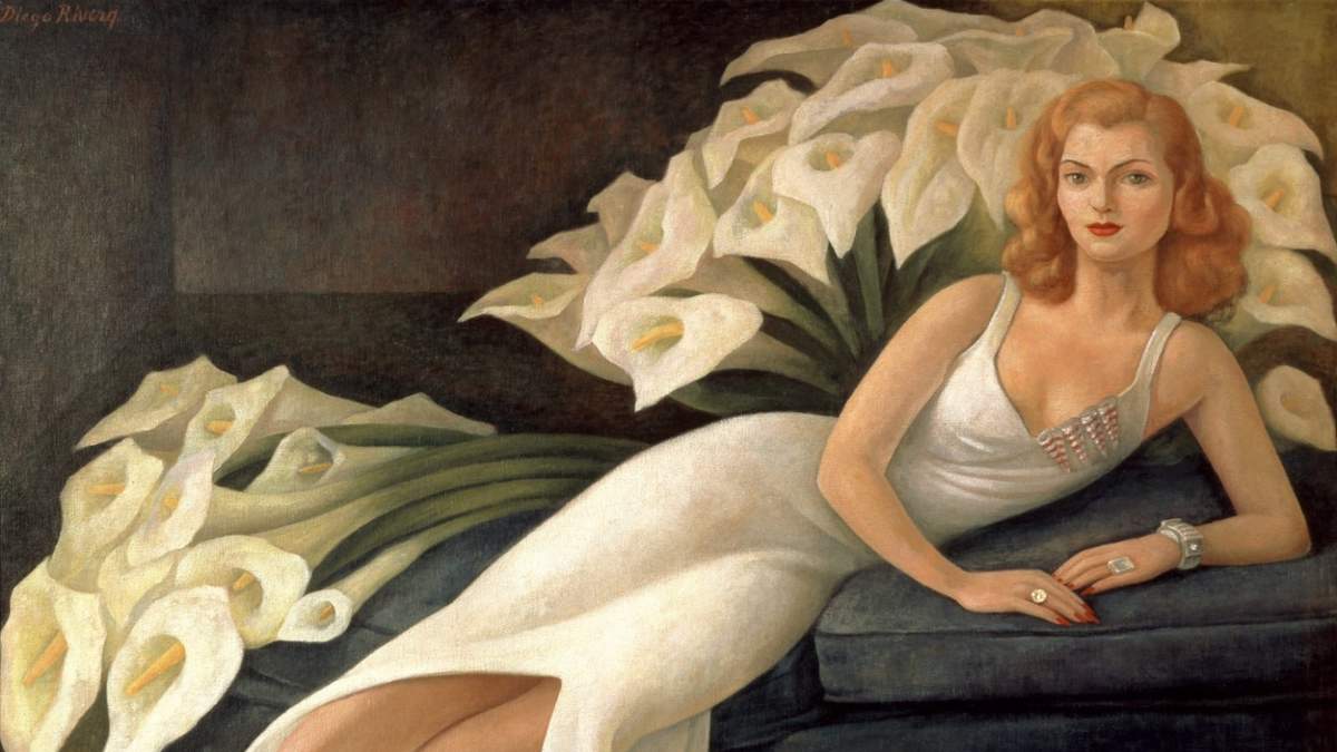 "Retrato de Natasha Gelman", de Diego Rivera, perteneciente a la Colección Gelman