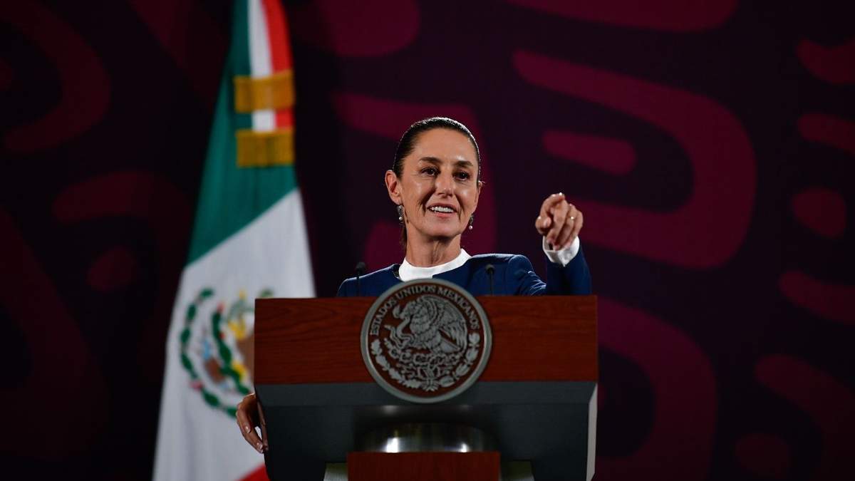 La virtual presidenta electa en su conferencia