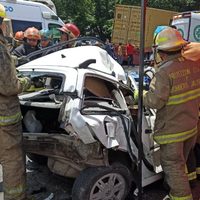 Tráiler sin frenos embiste vehículos en la carretera a Chapala; hay un muerto y 7 heridos (Video)