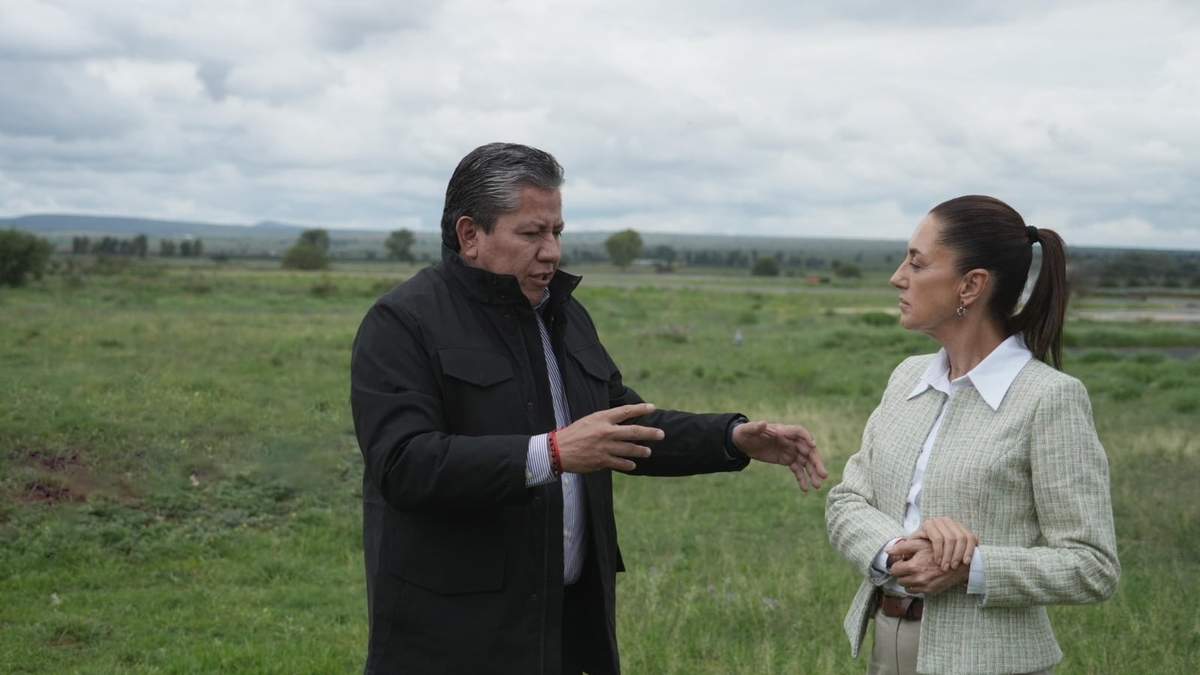 David Monreal y Claudia Sheinbaum en Zacatecas