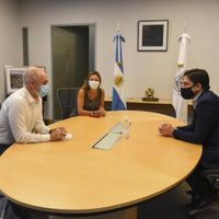 Tras recuperarse del coronavirus, Nicolás Trotta se reunió con el Gobierno porteño