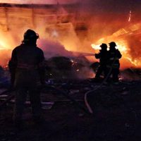 La tensión fue protagonista ante un impresionante incendio en la ciudad