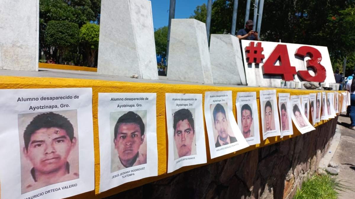Una manifestaciones en Guerrero por la desaparición forzada de 43 normalistas de Ayotzinapa