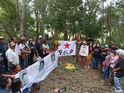 Rinden homenaje en Guerrero a Lucio Cabañas, fundador del Partido de los Pobres