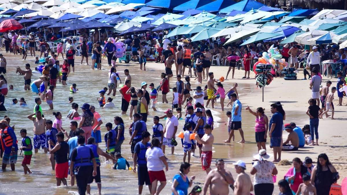Playas de Acapulco en enero de 2025