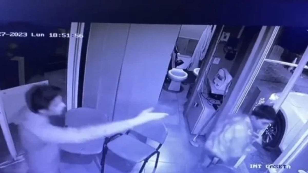 Momento de la agresión