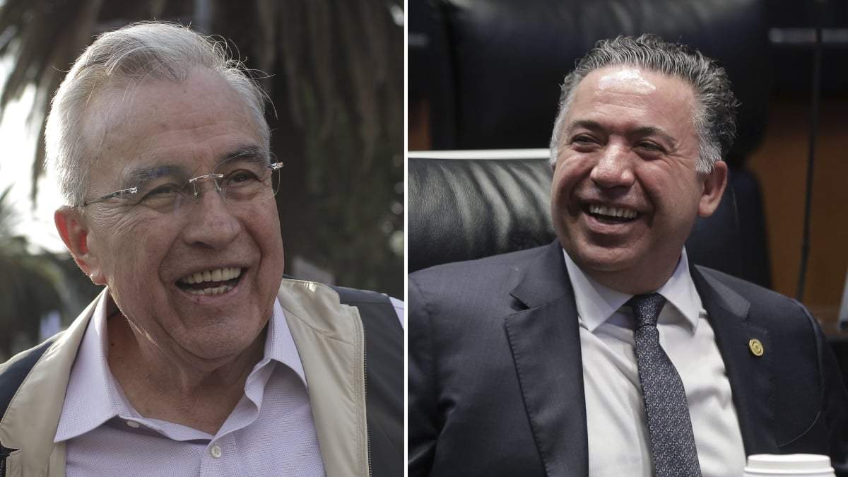 Rubén Rocha y Enrique Inzunza