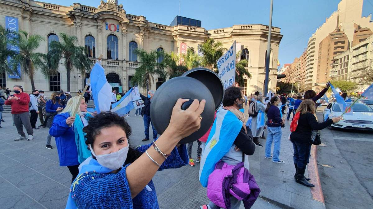 Banderazo macrista contra el Gobierno. Fuente: (Twitter)