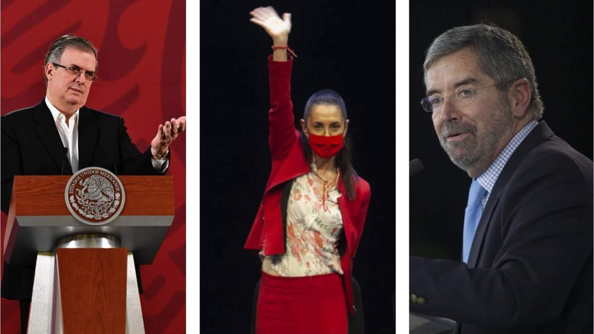 Ebrard, Sheinbaum, y De la Fuente, tres de los posibles sucesores de AMLO