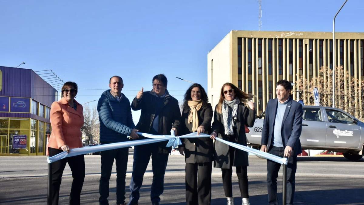 Inauguración del cruce en Avenida Mosconi. Fuente: (X).