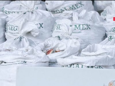 Hong Kong incauta millonario cargamento de metanfetamina oculta en costales de Segalmex (Video)