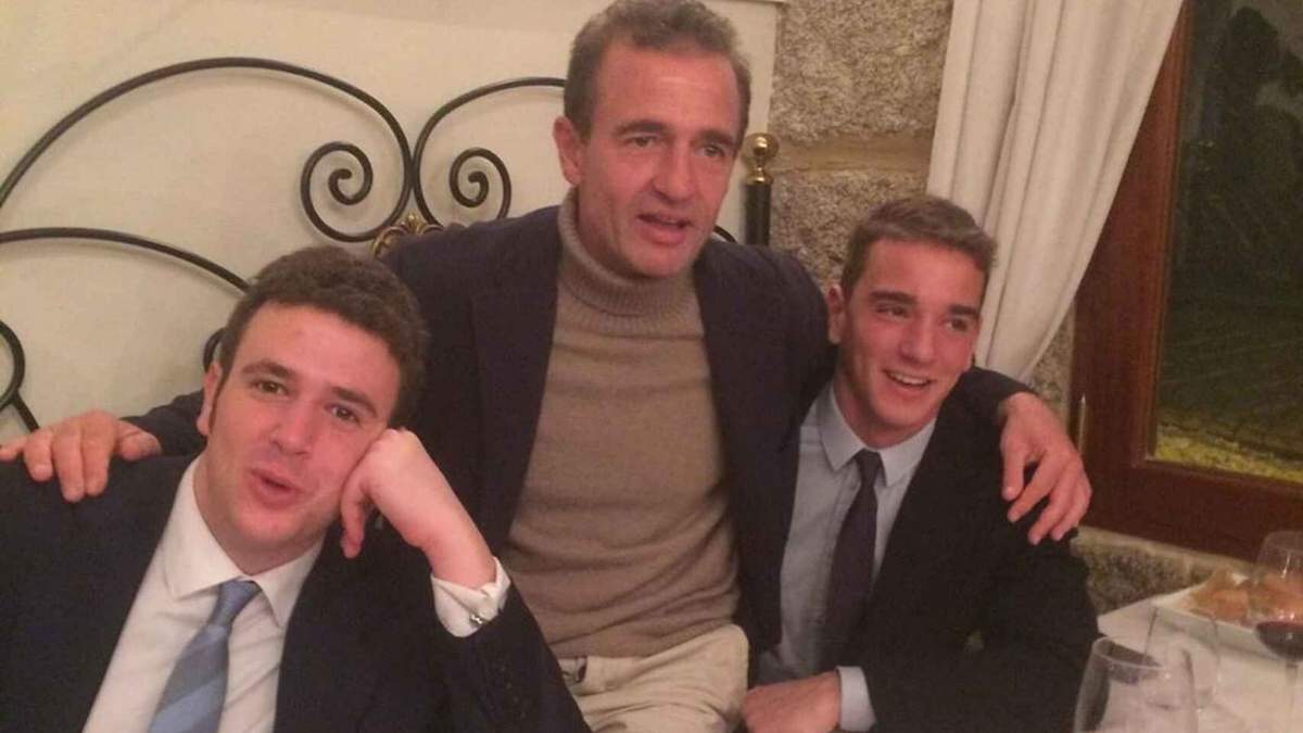 Álex Lequio, Alessandro Lequio y Clemente Lequio: Fuente: (Twitter)