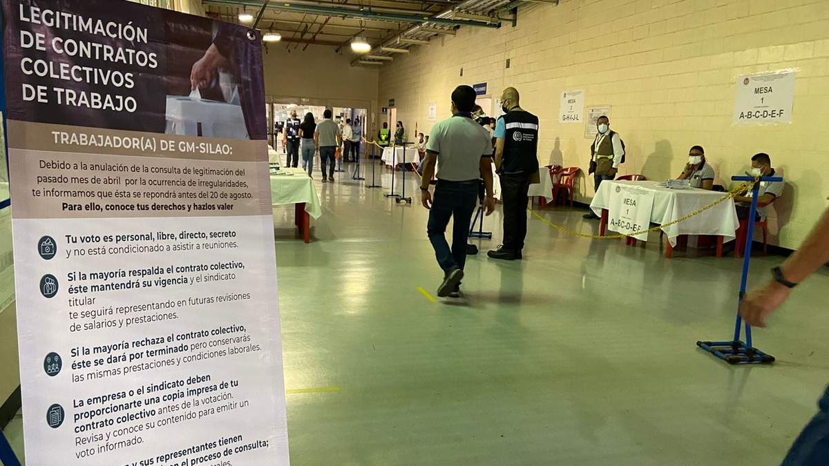 Una alta participación de trabajadores de la GM en Silao se registró en  la consulta sobre el contrato colectivo de trabajo