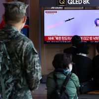 Alarma luego de que un misil de Corea del Norte cayera a 60 kilómetros de la costa de Corea del Sur
