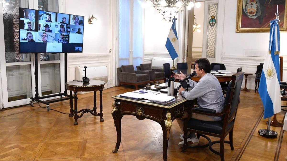 Presidente de la Cámara de Diputados, Sergio Massa. Fuente: (Twitter)