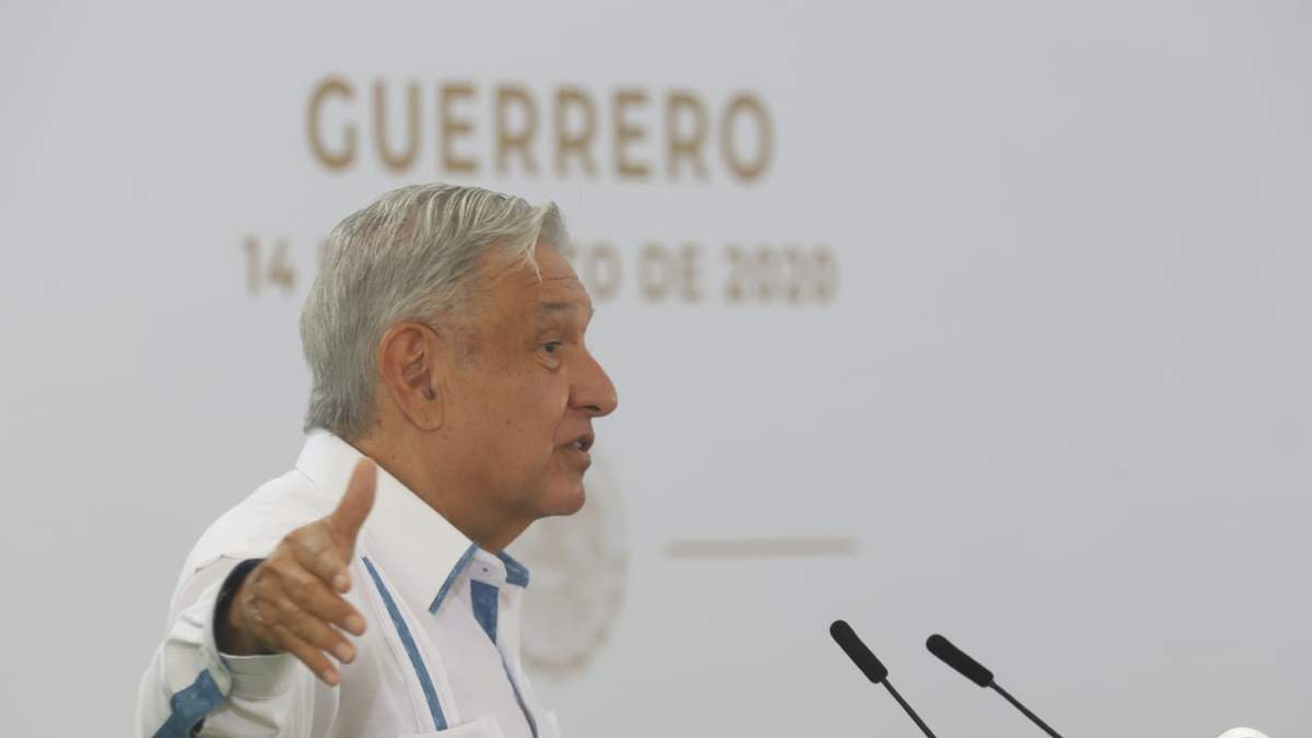 El presidente López Obrador