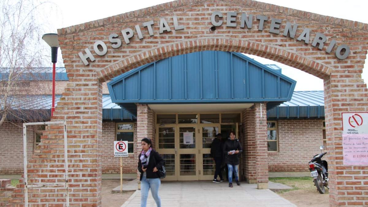 El hospital de Centenario. Fuente: (Ministerio de Salud)