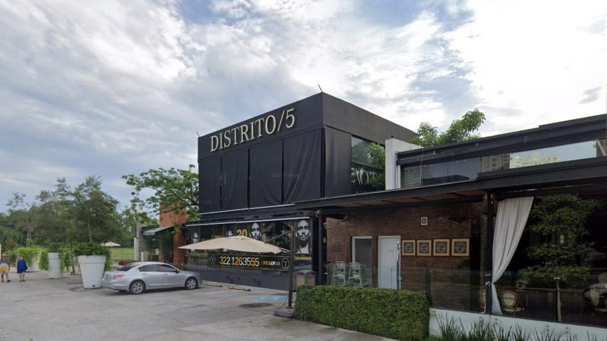 Restaurante-bar Distrito 5, donde mataron a Aristóteles Sandoval