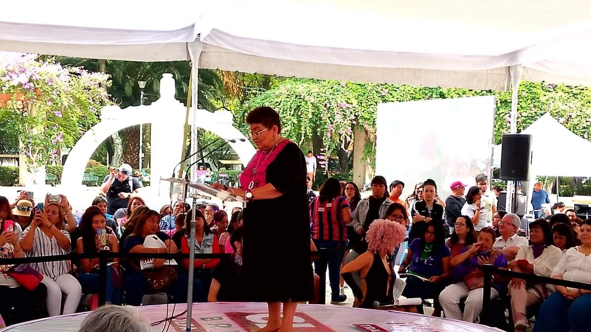 Ernestina Godoy en representación de Clara Brugada