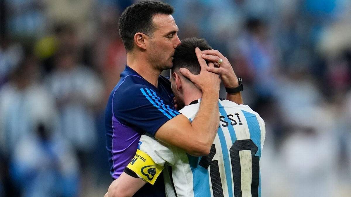 Lionel Messi y Lionel Scaloni Fuente: (X)