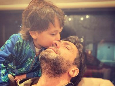 Se descontroló: Gustavo Conti y su hijo Félix protagonizaron un divertido video con final inesperado