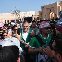 Ebrard: los mexicanos se han portado "muy bien" en Qatar 2022