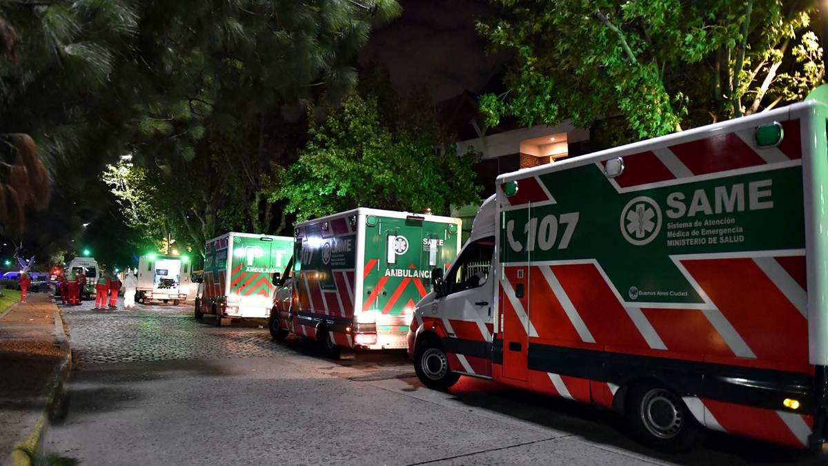 Ambulancias. Fuente: (Twitter)