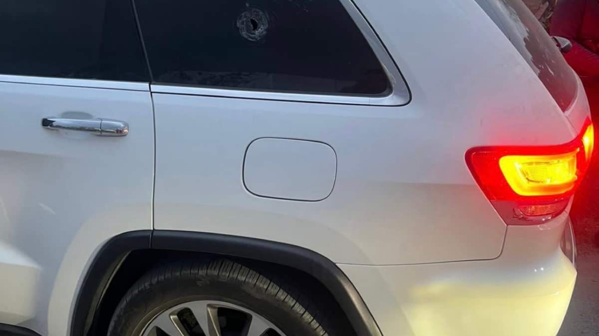 Camioneta del líder de transportistas, Jafet Sainz
