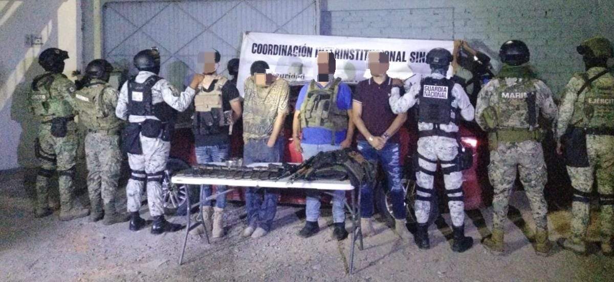Grupo armado detenido en el primer día del Carnaval de Mazatlán 2025